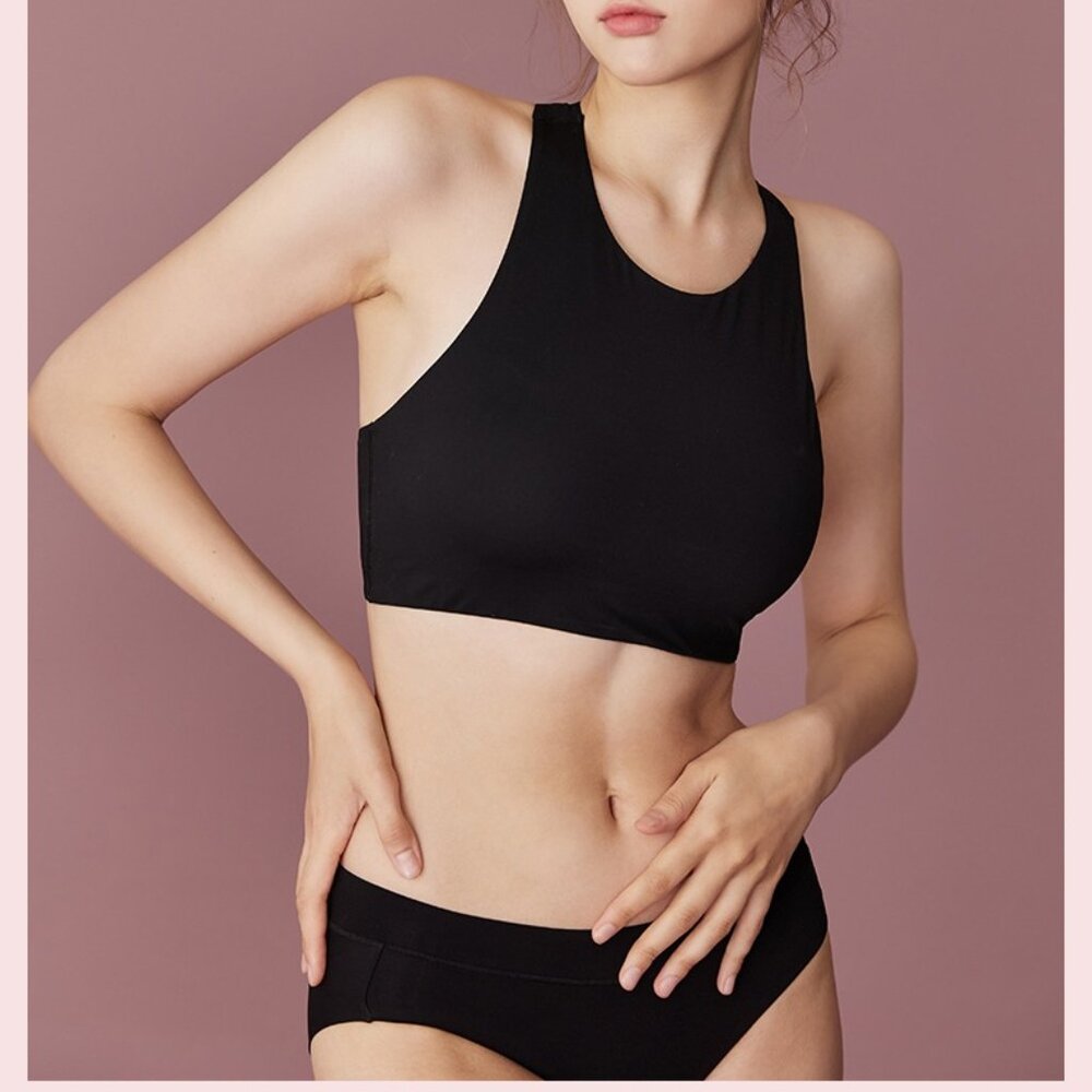 NWT Sizes: 3XS Women's Brown Cocoa Sports Bra Anti-shock Anti-sagging with Built